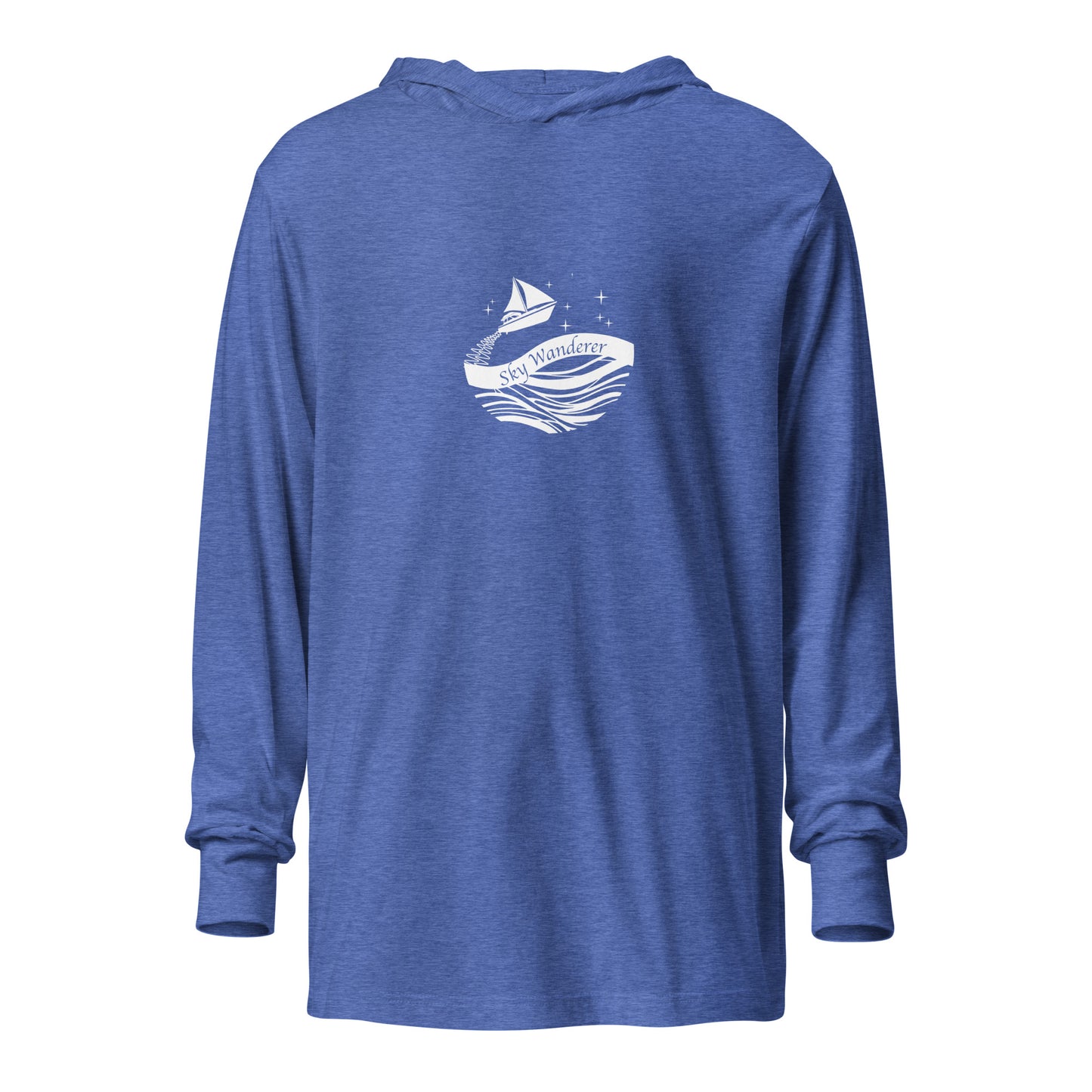 Sky Wanderer hooded long-sleeve tee